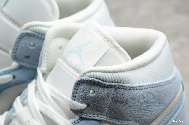 1st Kicks Shoes DA4666-100 Mid Textures 1 Jordan Mixed Air Blue 0729